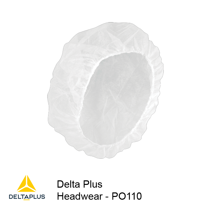 DP_PO110 – Disposable Round Cap with Elasticated Edge - Box of 100
