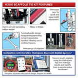 Hydrajaws M2000 Scaffold Tie tester kit with Analogue Gauge